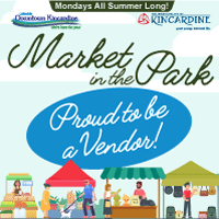 Market in the Park proud to be a vendor mini graphic.